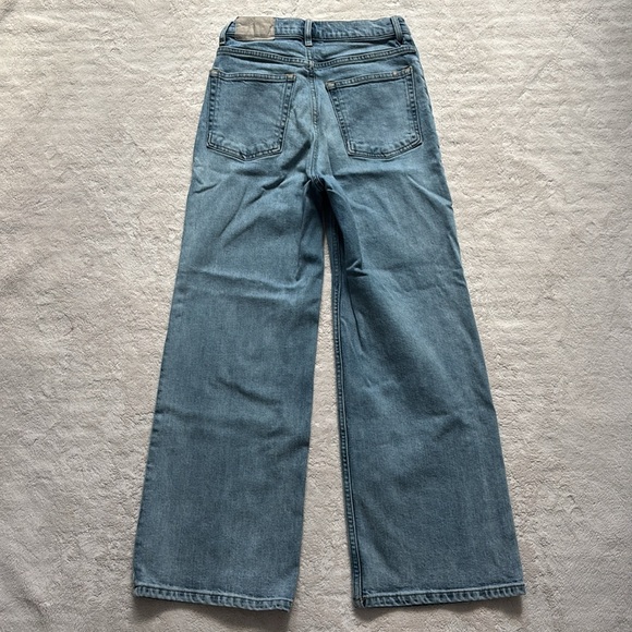 Everlane The Way High Wide Leg Flare Jean - Picture 3 of 5